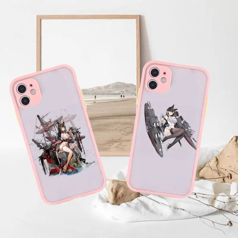 Azur Lane Phone Case For iPhone 13 12 11 Mini Pro XR XS Max 7 8 Plus X Matte transparent Pink Back Cover
Azur Lane Phone Case For iPhone 13 12 11 Mini Pro XR XS Max 7 8 Plus X Matte transparent Pink Back Cover