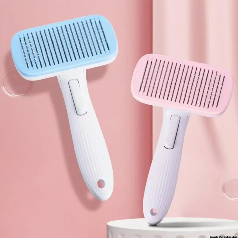1PC Hair Removal Comb For Dog Cat Detangler Fur Trimming Dematting Deshedding Brush Grooming Tool For Matted Long Hair Curly Pet
1PC Hair Removal Comb For Dog Cat Detangler Fur Trimming Dematting Deshedding Brush Grooming Tool For Matted Long Hair Curly Pet
