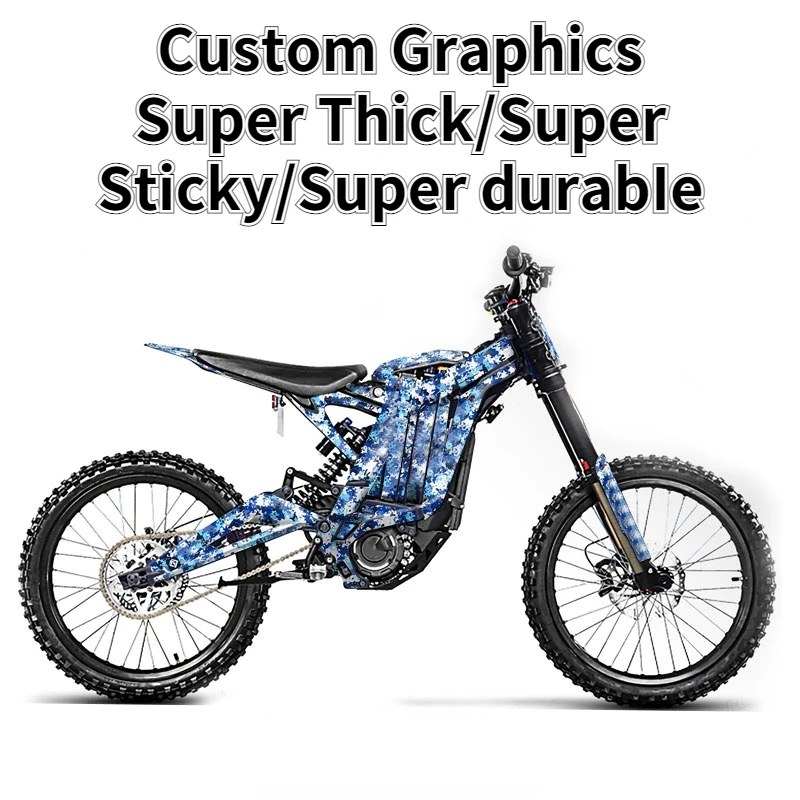For SURRON Custom Stickers Light Bee X Electric Off-road Bike Dirtbike Decorative Self-adhesive Moisture-proof Thick SUR-RON
For SURRON Custom Stickers Light Bee X Electric Off-road Bike Dirtbike Decorative Self-adhesive Moisture-proof Thick SUR-RON