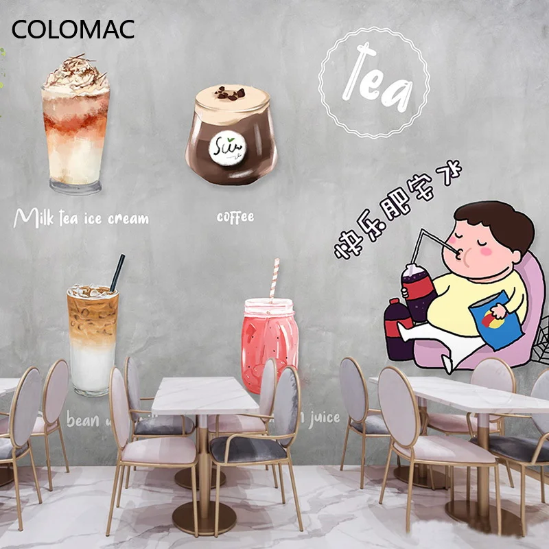 Colomac Custom Hand-painted KOL Photo Background Cement Wallpaper Milk Tea Production Illustration Mural Wall Decor Dropshipping
Colomac Custom Hand-painted KOL Photo Background Cement Wallpaper Milk Tea Production Illustration Mural Wall Decor Dropshipping