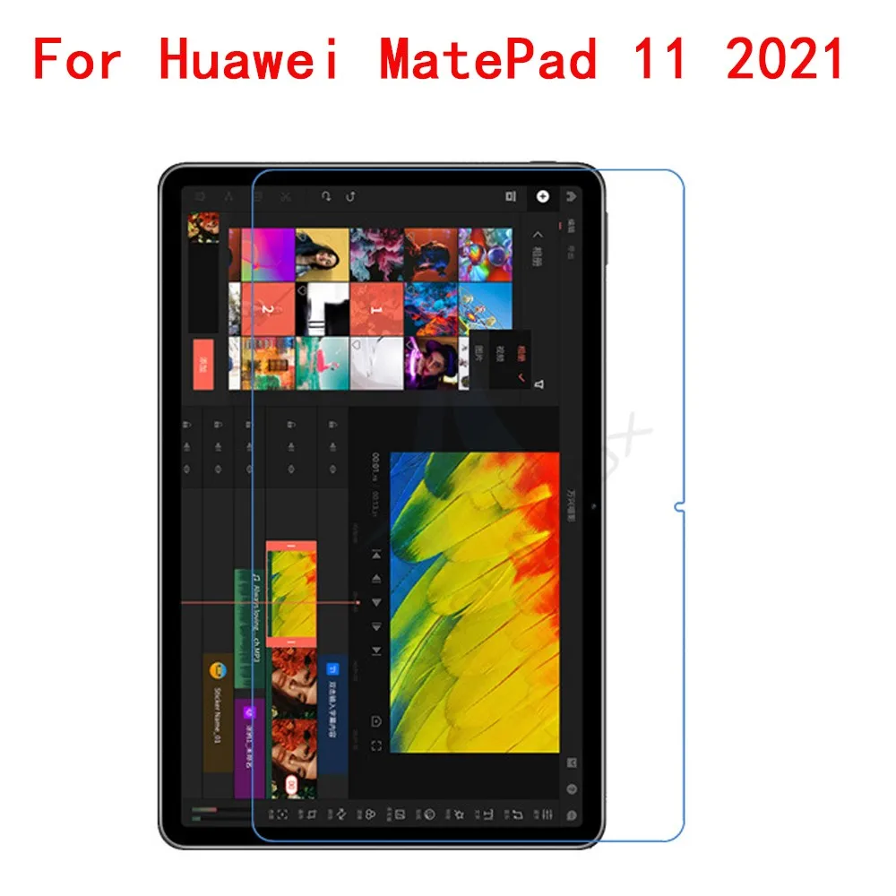 

Новый прозрачный высококачественный ПЭТ протектор экрана 3 шт./лот для Huawei MatePad 11 2021 10,95 дюйма Защитная пленка для планшета
