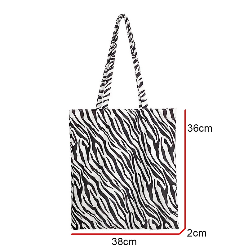 Ansloth Retro Zebra Pattern Women Shoulder Bags Large Capacity Canvas Shopping Bags Fashion Female Casual Top-Handle Bag HPS1144
Ansloth Retro Zebra Pattern Women Shoulder Bags Large Capacity Canvas Shopping Bags Fashion Female Casual Top-Handle Bag HPS1144