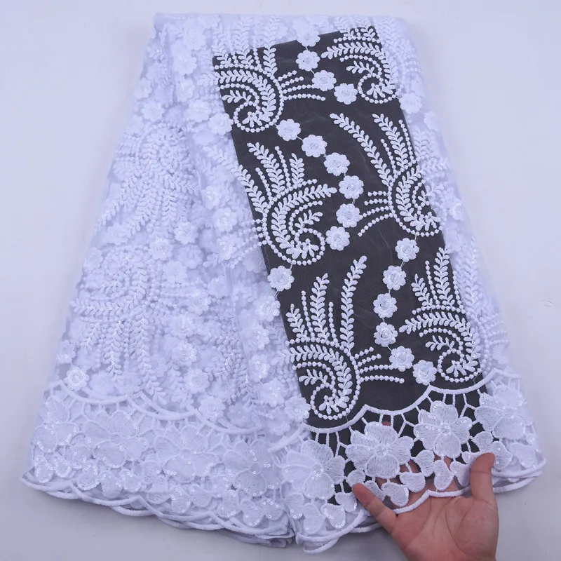 Hot Sale Pure White African Net Lace Material Bridal French Tulle Lace Fabric 2020 High Quality Mesh Lace With Sequins Dress
Hot Sale Pure White African Net Lace Material Bridal French Tulle Lace Fabric 2020 High Quality Mesh Lace With Sequins Dress