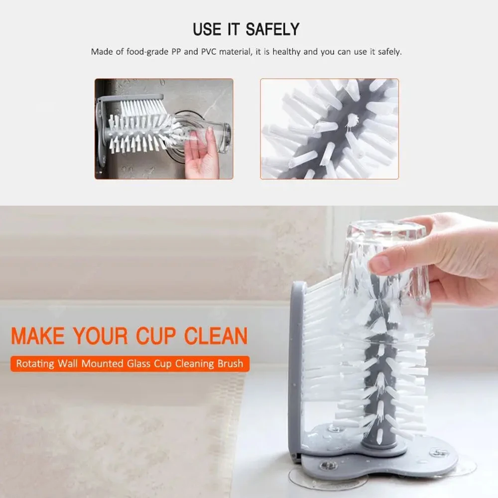 2 in 1 Suction Wall Type Lazy Cup Brush Glass Cleaner Kitchen Bottles Brush Drink Mug Wine Suction Cup Cleaning Brush Gadgets
2 in 1 Suction Wall Type Lazy Cup Brush Glass Cleaner Kitchen Bottles Brush Drink Mug Wine Suction Cup Cleaning Brush Gadgets