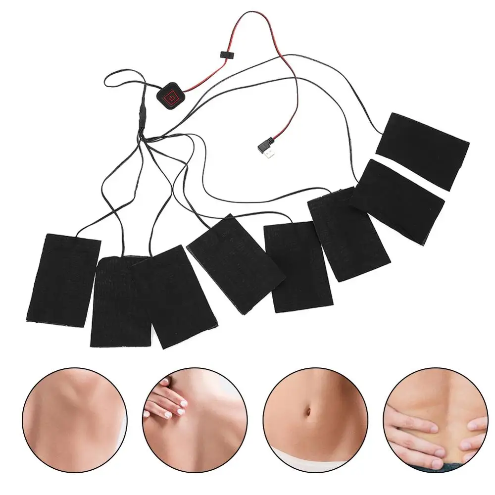 Vest USB Charged Clothes Heating Carbon Pad Outdoor Electric Sheet Warmer Jacket Three Temperature Film Insulation Cloth Winter
Vest USB Charged Clothes Heating Carbon Pad Outdoor Electric Sheet Warmer Jacket Three Temperature Film Insulation Cloth Winter