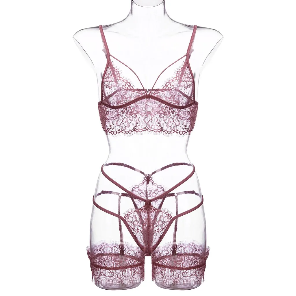 Flower Lace Lingerie Bra Panties Garter Exotic Sets Women Exotic Underwear Through Sexy Lingerie Set Nightwear Lenceria Mujer
Flower Lace Lingerie Bra Panties Garter Exotic Sets Women Exotic Underwear Through Sexy Lingerie Set Nightwear Lenceria Mujer