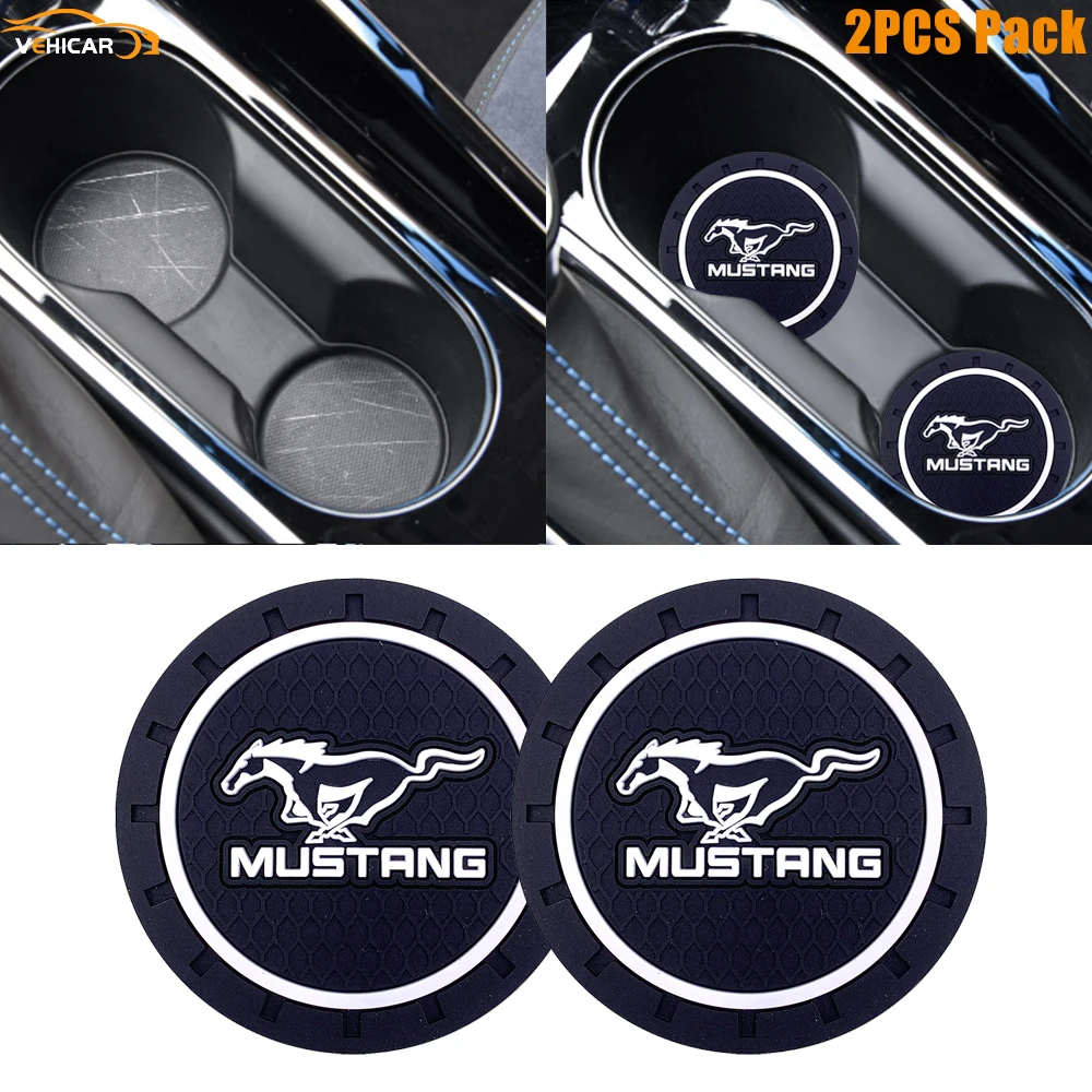 VEHICAR 2PCS Car Water Cup Slot Non-Slip Mat Scratch Proof Silicone Cup Coaster For MUSTANG Auto Interior Accessories
VEHICAR 2PCS Car Water Cup Slot Non-Slip Mat Scratch Proof Silicone Cup Coaster For MUSTANG Auto Interior Accessories