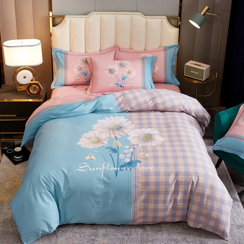100% Cotton Lucky Bear Bedding Set Flower Printed 4pcs Bedding Sets Boy Girl Adult Twin Full Queen King Bedroom Duvet Cover Set
100% Cotton Lucky Bear Bedding Set Flower Printed 4pcs Bedding Sets Boy Girl Adult Twin Full Queen King Bedroom Duvet Cover Set