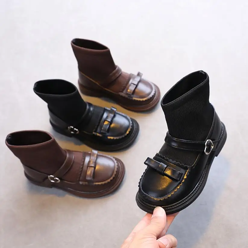 Children's shoes 2021 Autumn new style British style Martin boots girls leather shoes Chelsea short snow boots high-top shoes
Children's shoes 2021 Autumn new style British style Martin boots girls leather shoes Chelsea short snow boots high-top shoes