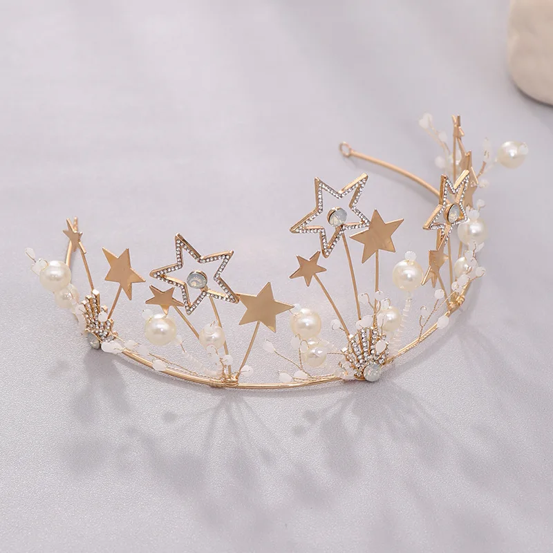 Luxury Gold Color Pearl Crystal Wedding Tiaras Hair Accessories for Bridal Headpiece Women Bride Hair Ornaments Jewelry Headband
Luxury Gold Color Pearl Crystal Wedding Tiaras Hair Accessories for Bridal Headpiece Women Bride Hair Ornaments Jewelry Headband