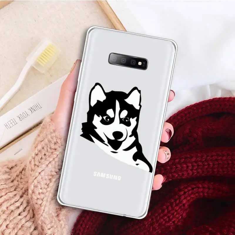 Wolf Husky Phone Case Transparent For Samsung Galaxy A 71 21s S note 8 9 10 plus 20 ultra high quality universal cover
Wolf Husky Phone Case Transparent For Samsung Galaxy A 71 21s S note 8 9 10 plus 20 ultra high quality universal cover