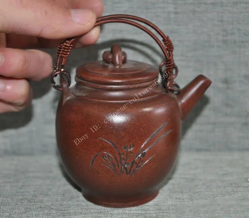 Свадебные украшения китайский Yixing Zisha Керамика ручной работы Орхидея Цветочный чайник
Свадебные украшения китайский Yixing Zisha Керамика ручной работы Орхидея Цветочный чайник