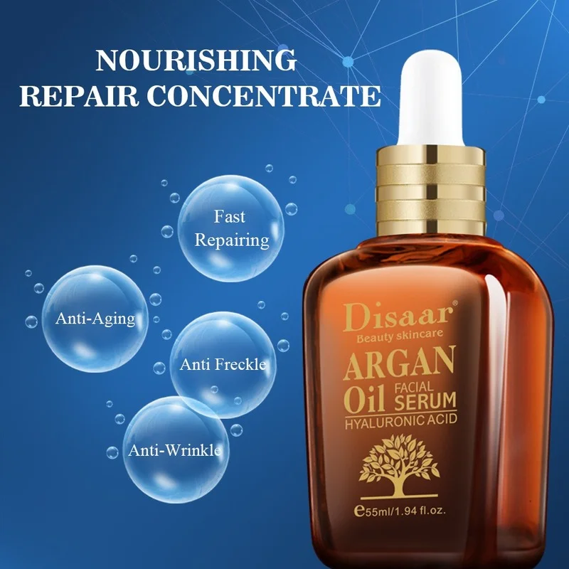 Argan Oil Facial Serum Hydrating Transparent Bright Fade Fine Lines Whitening Cream
Argan Oil Facial Serum Hydrating Transparent Bright Fade Fine Lines Whitening Cream