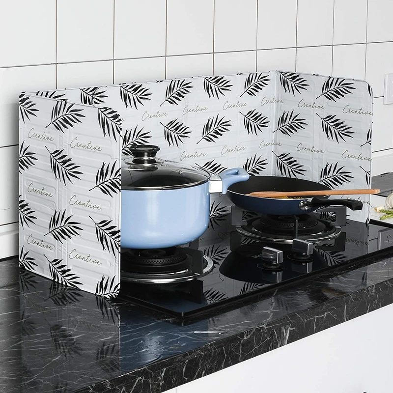 1PC Aluminum Foldable Kitchen Gas Stove Baffle Plate Kitchen Frying Pan Oil Splash Protection Screen Kitchen Accessories
1PC Aluminum Foldable Kitchen Gas Stove Baffle Plate Kitchen Frying Pan Oil Splash Protection Screen Kitchen Accessories