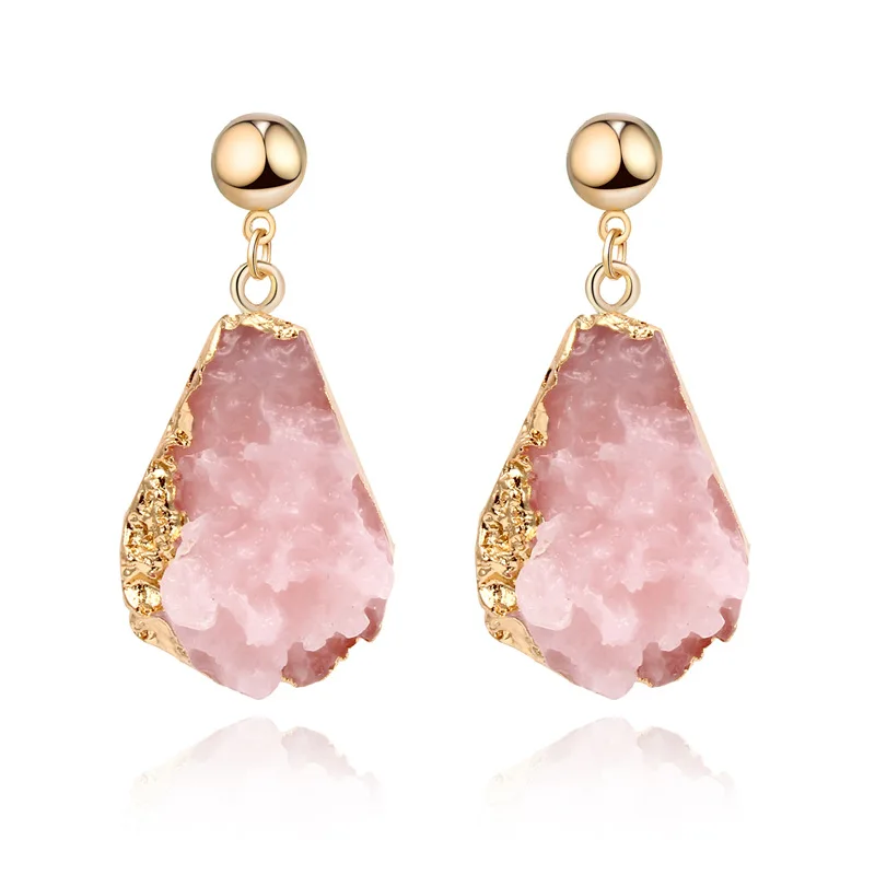 CHENFAN Jewelry clothing accessories resin imitation stone earrings for women female earrings 2020 birthday party
CHENFAN Jewelry clothing accessories resin imitation stone earrings for women female earrings 2020 birthday party