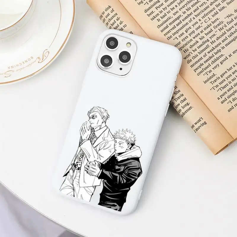 Cute Japan Anime Jujutsu Kaisen Gojo sensei Phone Case Candy Color for iPhone 11 12 mini pro XS MAX 8 7 6 6S Plus X SE 2020 XR
Cute Japan Anime Jujutsu Kaisen Gojo sensei Phone Case Candy Color for iPhone 11 12 mini pro XS MAX 8 7 6 6S Plus X SE 2020 XR