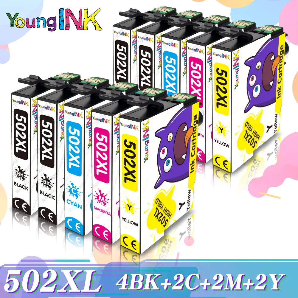 YOUNGINK T502 XL t502 502XL brand new Ink Cartridge with Chip Compatible For epson XP5100 xp5105 WF2860 WF2865 printer
YOUNGINK T502 XL t502 502XL brand new Ink Cartridge with Chip Compatible For epson XP5100 xp5105 WF2860 WF2865 printer