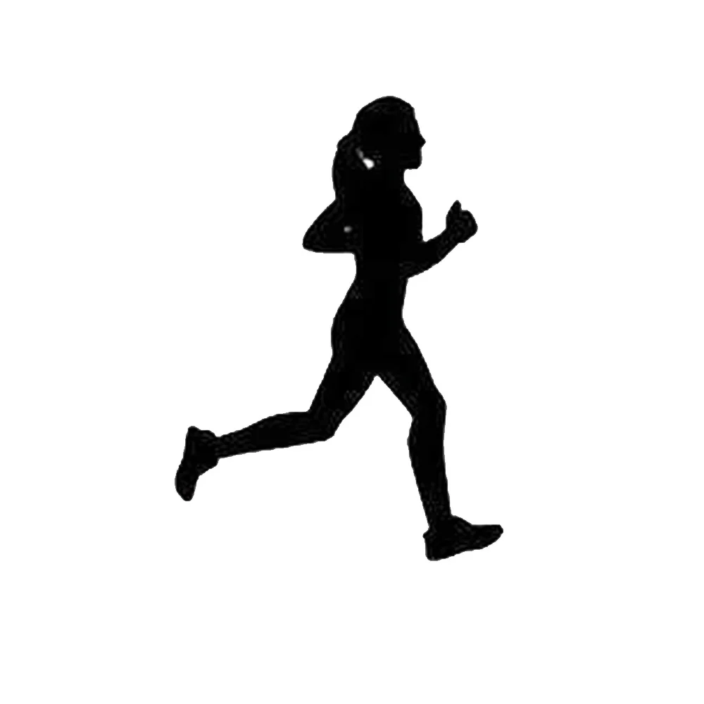 Fashion Run Girl Silhouette Vinyl Car Sticker Vinyl Decals Window Bumper Accessories Black/Silver 10.6*15CM T-00375
Fashion Run Girl Silhouette Vinyl Car Sticker Vinyl Decals Window Bumper Accessories Black/Silver 10.6*15CM T-00375