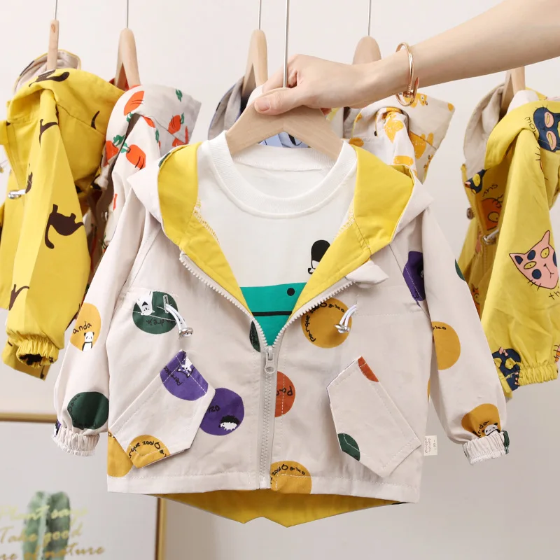 Baby Clothes Kids Jacket New Printing Cute Girls Trench Jacket Outerwear Boys Jacket Windbreaker Coat Children Girls Jackets2233
Baby Clothes Kids Jacket New Printing Cute Girls Trench Jacket Outerwear Boys Jacket Windbreaker Coat Children Girls Jackets2233
