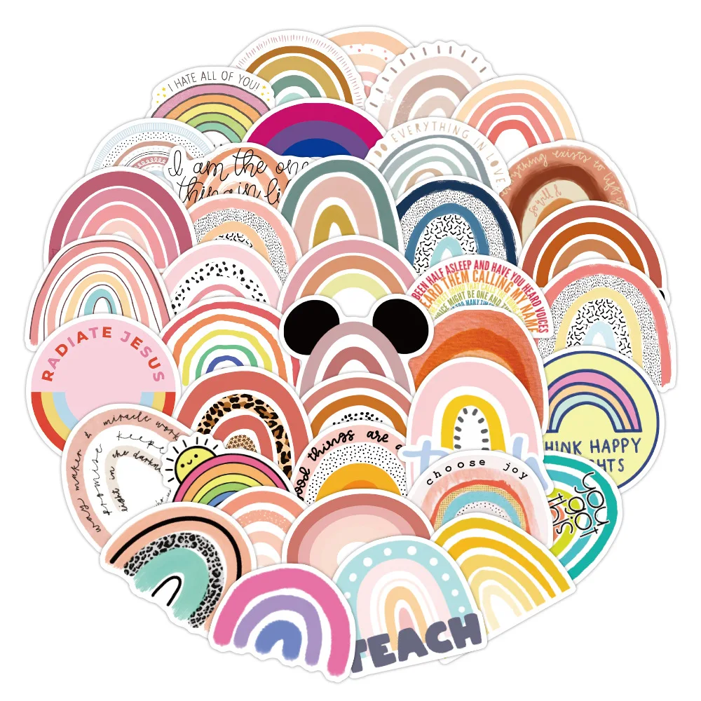 50PCS Rainbow Bridge Sticker Cartoon Stickers Girl Children Toys The Laptop Fridge Phone Luggage Graffiti Sticker No repetition
50PCS Rainbow Bridge Sticker Cartoon Stickers Girl Children Toys The Laptop Fridge Phone Luggage Graffiti Sticker No repetition