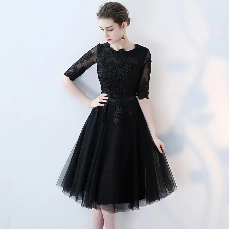 Scoop Neck Half Sleeve Cocktail Dresses Lace Appliques A Line Knee Length Mother Of The Bride Dresses Tulle Homecoming Dresses
Scoop Neck Half Sleeve Cocktail Dresses Lace Appliques A Line Knee Length Mother Of The Bride Dresses Tulle Homecoming Dresses