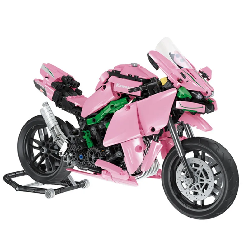 New Motorcycle Toys Kawasakies H2R Carbon Fiber Model Vehicle Racing Car Building Blocks Bricks Christmas Kid Gift
New Motorcycle Toys Kawasakies H2R Carbon Fiber Model Vehicle Racing Car Building Blocks Bricks Christmas Kid Gift