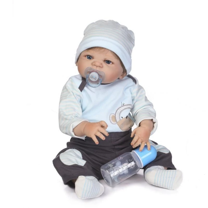 Reborn Doll Realistic Full Soft Silicone Vinyl Newborn Sleeping Babies Monkey Print Clothes Toy Lifelike Handmade Gift
Reborn Doll Realistic Full Soft Silicone Vinyl Newborn Sleeping Babies Monkey Print Clothes Toy Lifelike Handmade Gift