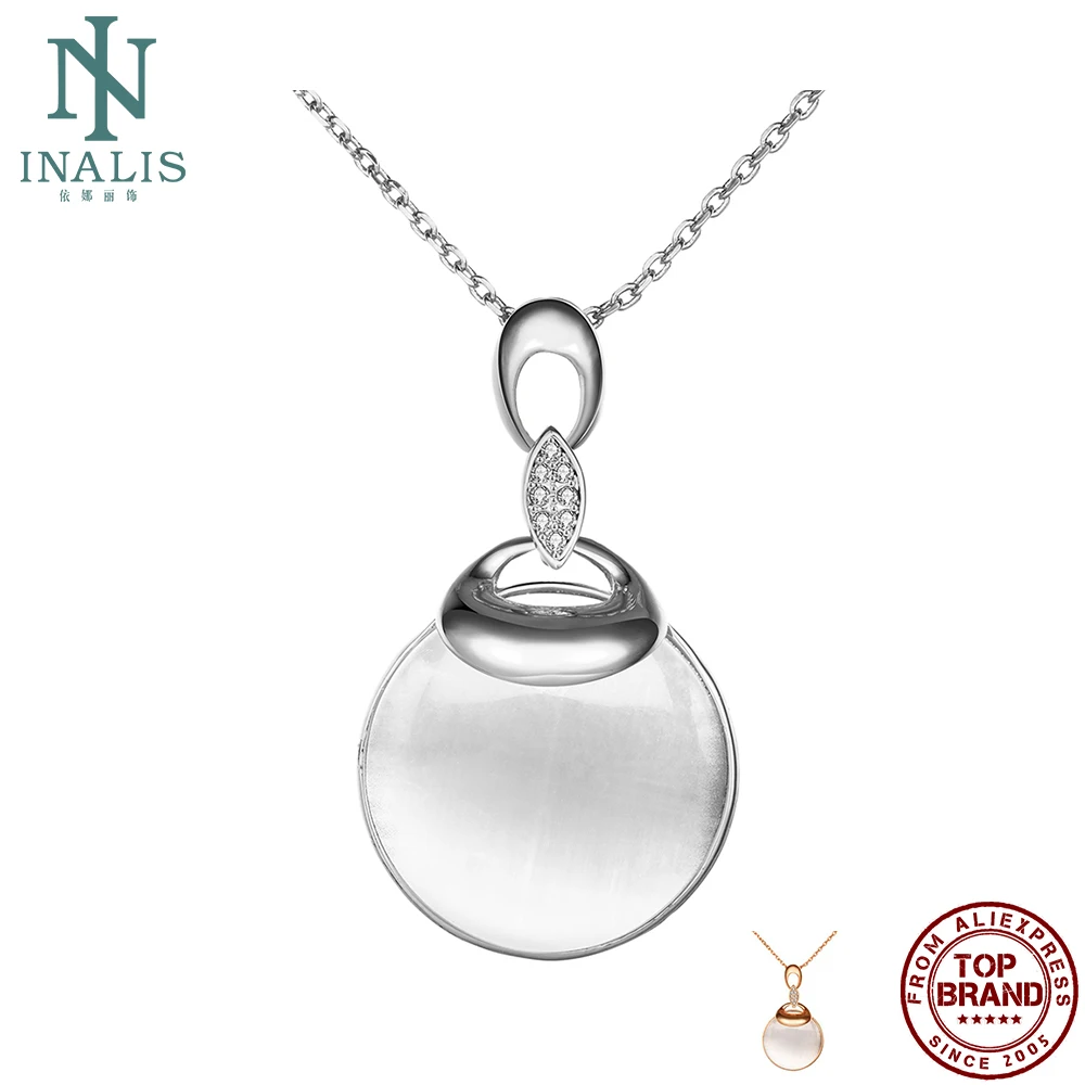 INALIS Round Pendant Necklaces Geometric With Clear Zircon Romantic Women Necklace Best Selling Fashion Jewelry Anniversary Gift
INALIS Round Pendant Necklaces Geometric With Clear Zircon Romantic Women Necklace Best Selling Fashion Jewelry Anniversary Gift