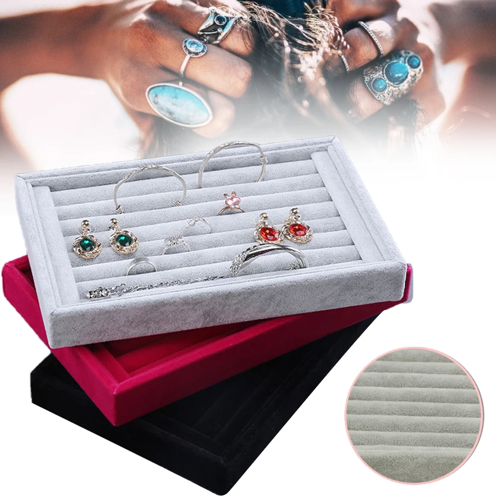 Hot Sales Fashion Portable Velvet Jewelry Ring Jewelry Display Organizer Box Tray Holder Earring Jewelry Storage Case Showcase
Hot Sales Fashion Portable Velvet Jewelry Ring Jewelry Display Organizer Box Tray Holder Earring Jewelry Storage Case Showcase