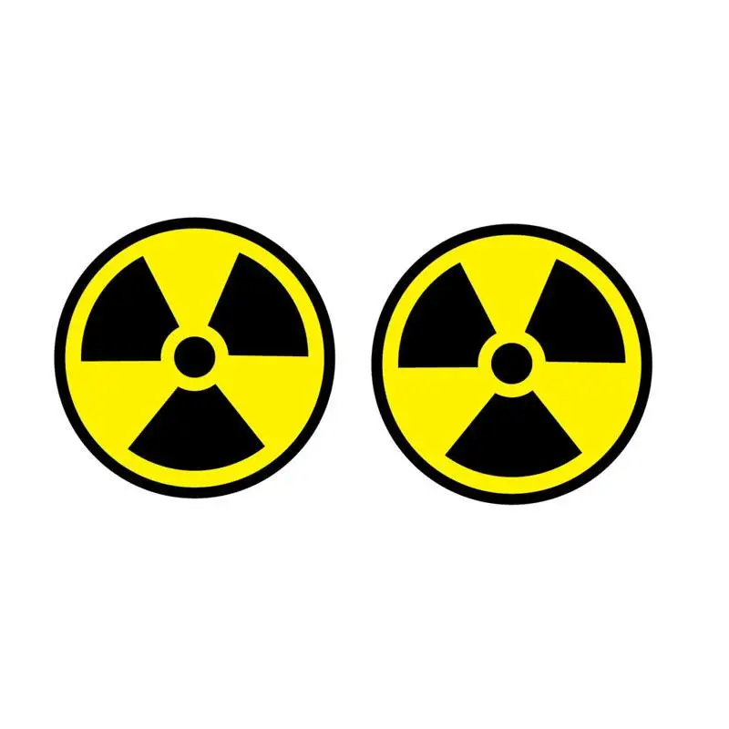 RuleMyLife 8.2CM*8.2CM 2X Car Styling RADIATION SYMBOL Personality Reflective Car Sticker C1-7553
RuleMyLife 8.2CM*8.2CM 2X Car Styling RADIATION SYMBOL Personality Reflective Car Sticker C1-7553