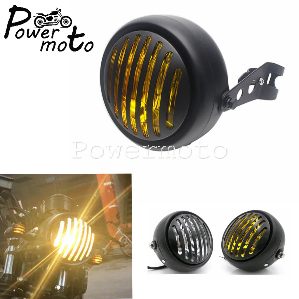Universal Motorcycle Vintage Headlight Head Lamp With Bracket Hi/Lo Beam For Harley Chopper Cafe Racer Touring Custom Bobber 12V
Universal Motorcycle Vintage Headlight Head Lamp With Bracket Hi/Lo Beam For Harley Chopper Cafe Racer Touring Custom Bobber 12V
