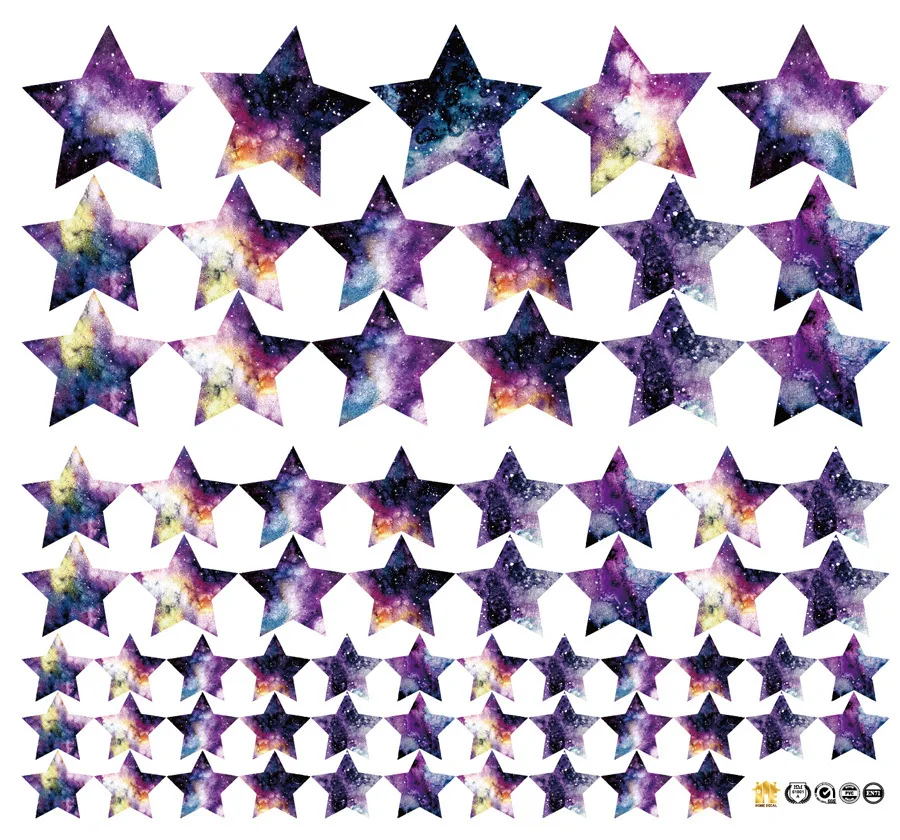 DIY Color Night Sky Stars Wall Stickers Refrigerator Stickers Bedroom Cabinets Glass Window Kindergarten Home Decoration Sticker
DIY Color Night Sky Stars Wall Stickers Refrigerator Stickers Bedroom Cabinets Glass Window Kindergarten Home Decoration Sticker