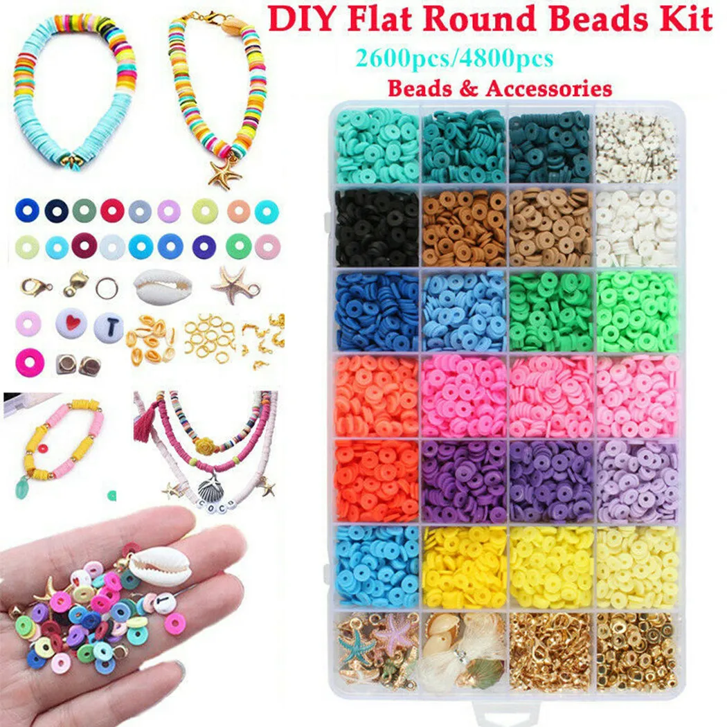 1 Box 6mm Polymer Clay Beads Spacer Charms For DIY Bracelets Jewelry Making Embroidery Round Cross Stitch Kit Sewing Craft Kit
1 Box 6mm Polymer Clay Beads Spacer Charms For DIY Bracelets Jewelry Making Embroidery Round Cross Stitch Kit Sewing Craft Kit