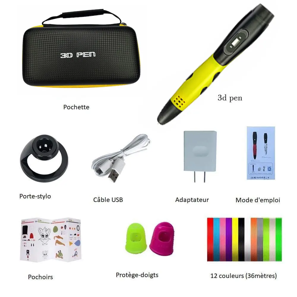 High quality 3D Pen PLA Filament 3D Printing Pen Support ABS and PLA 1.75mm Kids Diy Drawing Pen With LCD Display USB Output
High quality 3D Pen PLA Filament 3D Printing Pen Support ABS and PLA 1.75mm Kids Diy Drawing Pen With LCD Display USB Output