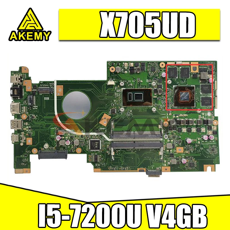Новая материнская плата X705UD для ноутбука Asus VivoBook X705UDR X705U
Новая материнская плата X705UD для ноутбука Asus VivoBook X705UDR X705U