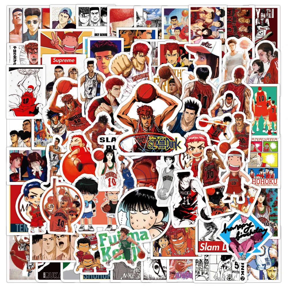 10/50/100PCS Comic Slam Dunk Anime Stickers Waterproof DIY Guitar Luggage Laptop PVC Graffiti Decal Sticker Kid Classic Toys
10/50/100PCS Comic Slam Dunk Anime Stickers Waterproof DIY Guitar Luggage Laptop PVC Graffiti Decal Sticker Kid Classic Toys