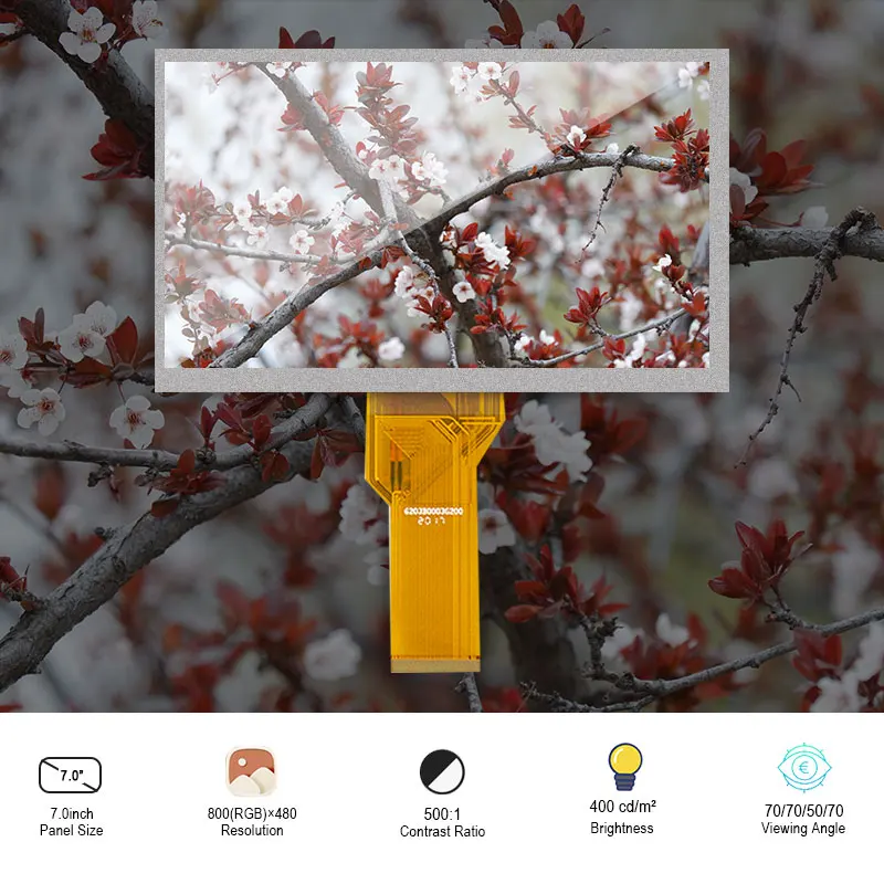 Original Innolux AT070TN94 7 Inch 800x480 Backlight 400 Nits LCD Display Tablet PC WithTouch Screen LCM Module FPC
Original Innolux AT070TN94 7 Inch 800x480 Backlight 400 Nits LCD Display Tablet PC WithTouch Screen LCM Module FPC