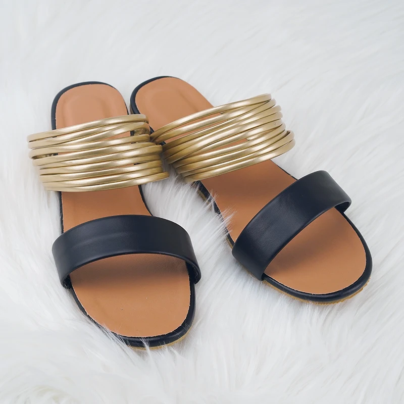 New Women Wedges Summer Sandals Flat Non-slip Slippers Flock Ladies Party Office Shoes Beach Sandals Sandalias Mujer Big Size
New Women Wedges Summer Sandals Flat Non-slip Slippers Flock Ladies Party Office Shoes Beach Sandals Sandalias Mujer Big Size