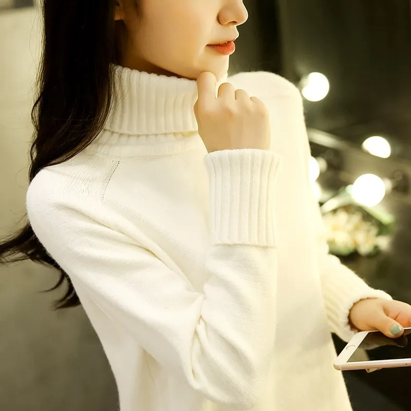 Fall/winter Women Turtleneck Sweaters,Female Outer Wear HoodedWomen's Wear, new Students' Close-Fitting Korean Style Warm Top
Fall/winter Women Turtleneck Sweaters,Female Outer Wear HoodedWomen's Wear, new Students' Close-Fitting Korean Style Warm Top