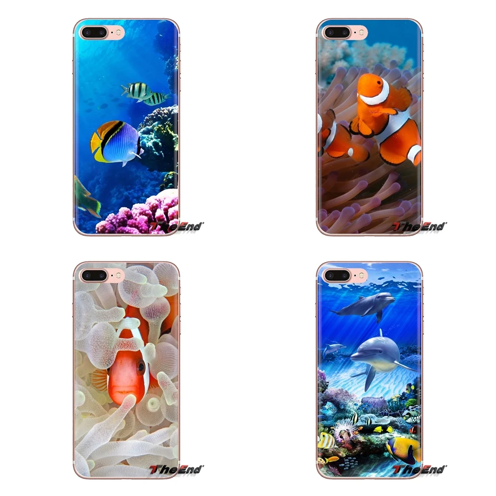Морская жизнь и рыбки на обои мягкие прозрачные чехлы Чехлы для Xiaomi Redmi 4A S2 Note 3 3S 4