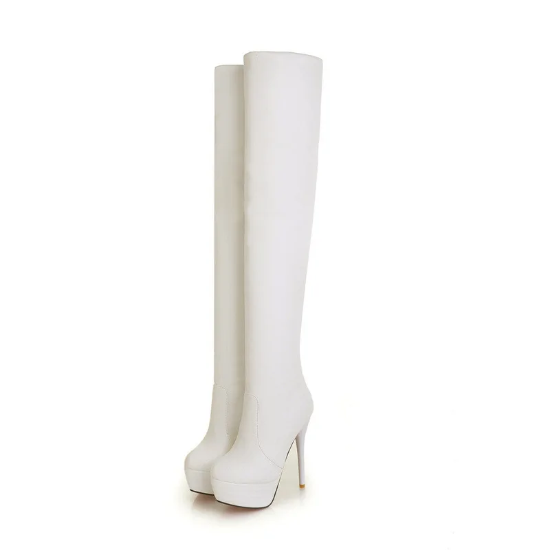 Order over knee warm elastic boots slim heel high heel sexy women's Boots Size 40-43 
Order over knee warm elastic boots slim heel high heel sexy women's Boots Size 40-43