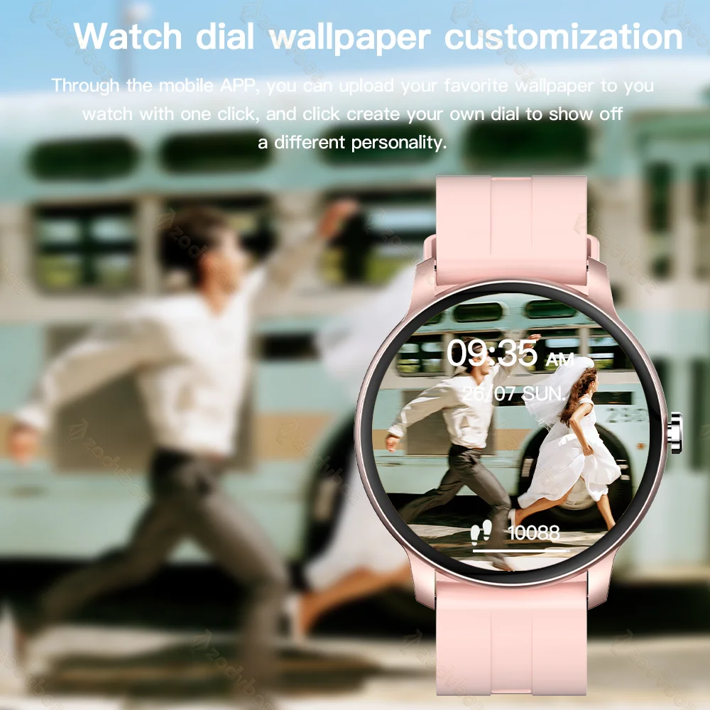 Новинка 2021 умные часы с Bluetooth женские индивидуальным циферблатом мониторинг