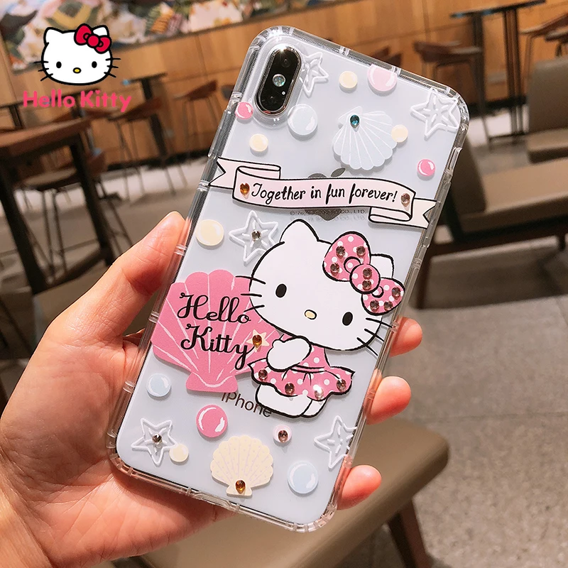 Hello Kitty for IPhone X/XR/XS/XSMAX / Cartoon Transparent Anti-drop Mobile Phone Soft Case
Hello Kitty for IPhone X/XR/XS/XSMAX / Cartoon Transparent Anti-drop Mobile Phone Soft Case