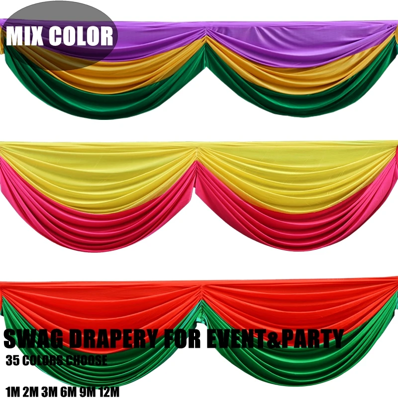 Cheap Price Ice Silk Swag Drape For Wedding Backdrop Curtain Photo Booth Stage Background Event Party Decoration
Cheap Price Ice Silk Swag Drape For Wedding Backdrop Curtain Photo Booth Stage Background Event Party Decoration
