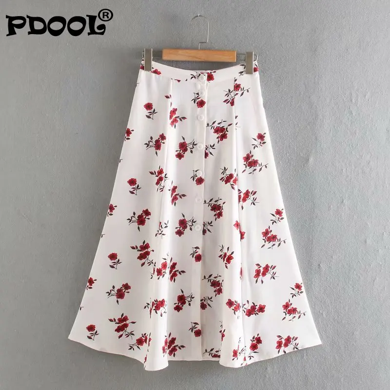 2021 Fashion Center Buttons Skirts Red Floral Print Women Midi Skirt Vintage Split Women Skirt
2021 Fashion Center Buttons Skirts Red Floral Print Women Midi Skirt Vintage Split Women Skirt