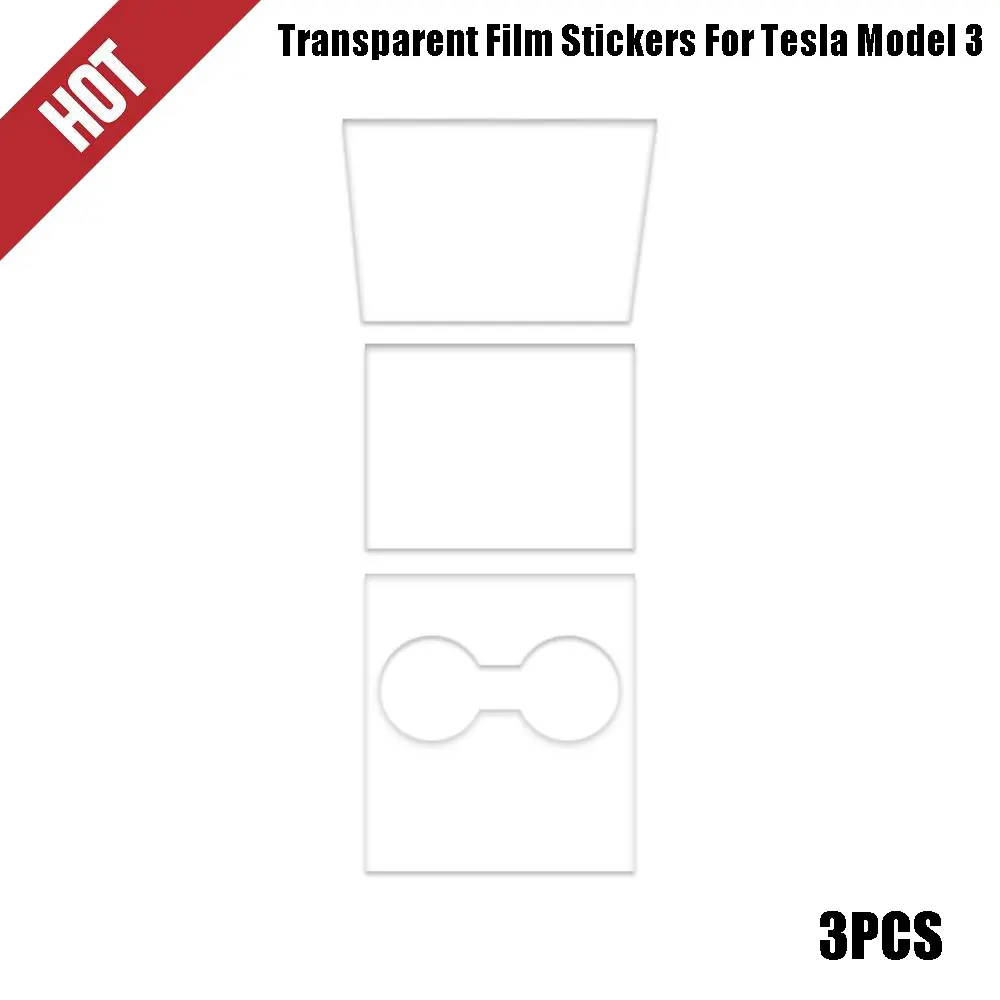 3PCS /Set Car Center Console Protective Film Transparent Film Stickers for Tesla Model 3 2017-2020
3PCS /Set Car Center Console Protective Film Transparent Film Stickers for Tesla Model 3 2017-2020