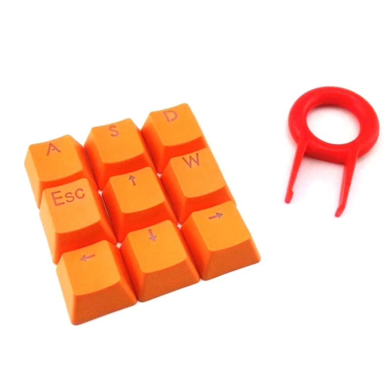 9-Key PBT Mechanical Keyboard Keycap Set, Rainbow Hood, Two-Color Mold, Transparent Keycap
9-Key PBT Mechanical Keyboard Keycap Set, Rainbow Hood, Two-Color Mold, Transparent Keycap