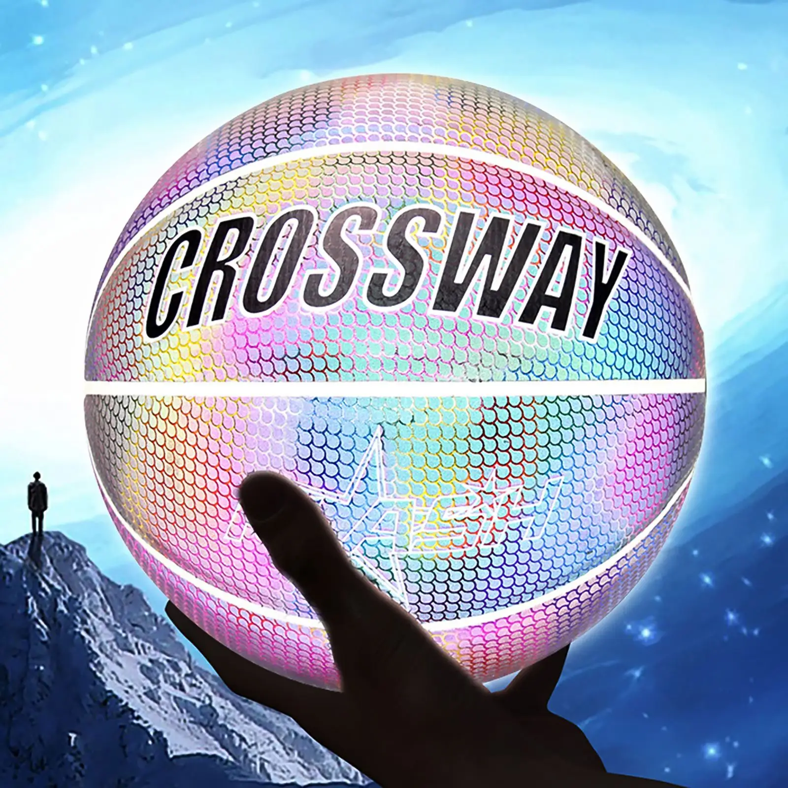 Glowing Basketball Luminous Basketball Sports Synthetic Court Personalized Ball Personalized And Cool Holographic Basketballs
Glowing Basketball Luminous Basketball Sports Synthetic Court Personalized Ball Personalized And Cool Holographic Basketballs