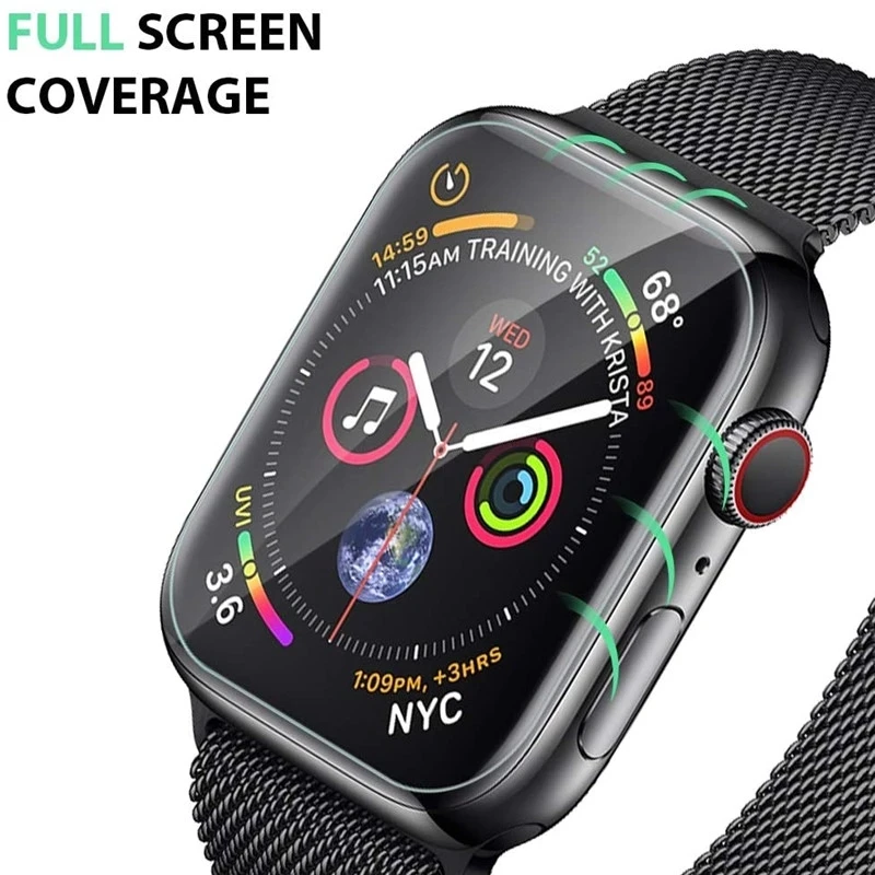 1/3/5/10PCS Screen Protector Protective Film for Apple Watch 6 SE 5 4 7 40MM 44MM Not Tempered Glass iWatch 3 2 1 38MM 41MM | Электроника