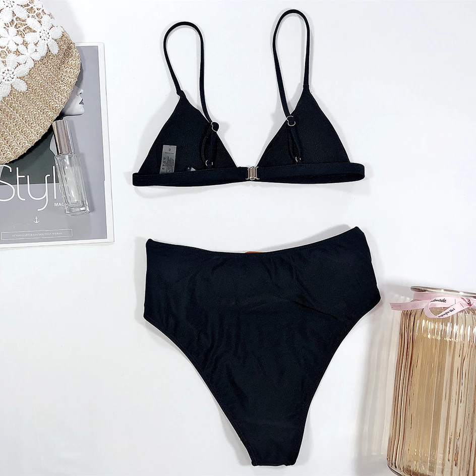 High Waist Bikini Mujer 2020 Swimsuit Women Swimwear Female Sexy Black Bikini Set Swimming Wear for Bathing Suit Woman Swimsuits
High Waist Bikini Mujer 2020 Swimsuit Women Swimwear Female Sexy Black Bikini Set Swimming Wear for Bathing Suit Woman Swimsuits